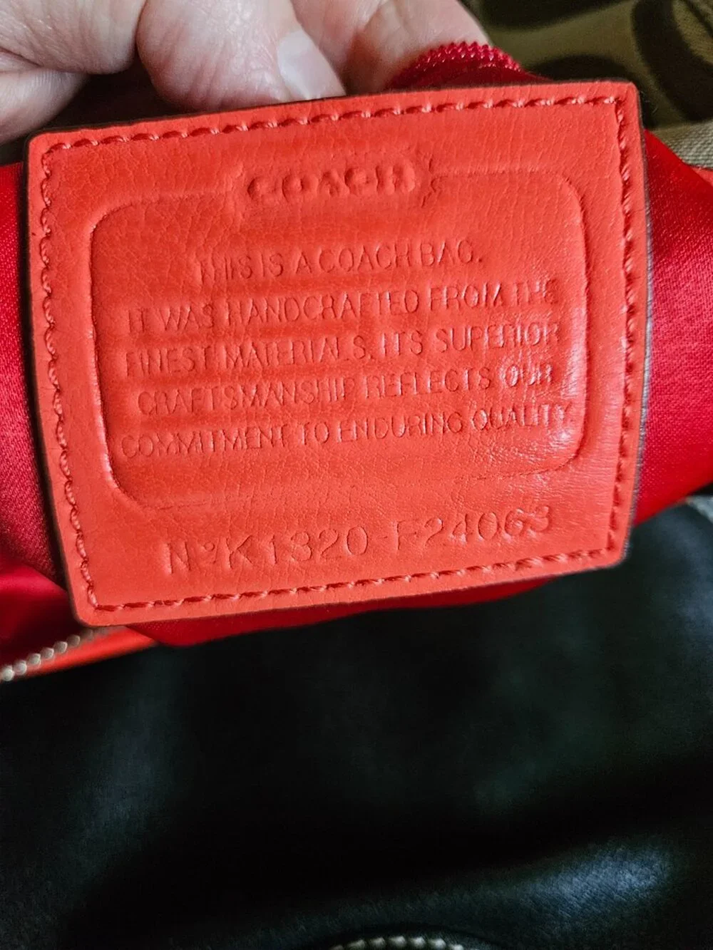 Coach Daisy Signature canvas hobo bag F24063